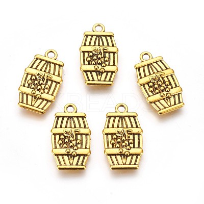 Tibetan Style Alloy Pendants X-TIBEB-A11923-AG-FF-1