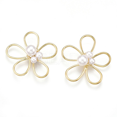 Brass Wire Beads KK-S348-185-1