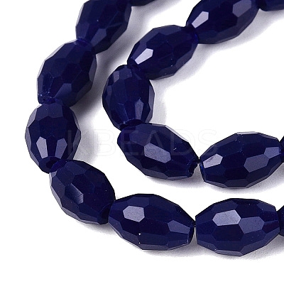 Opaque Solid Color Glass Beads Strands LS-GLAA-N071-01A-C09-1