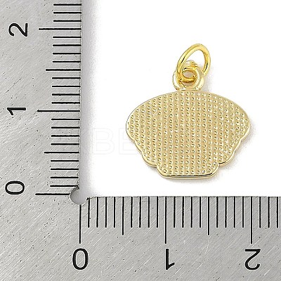 Brass Enamel Pendants KK-B114-12G-1