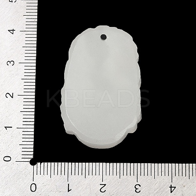 Natural White Jade Carved Pendants LS-G-S384-01J-1