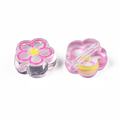 Transparent Acrylic Beads ACRC-S039-03E-1