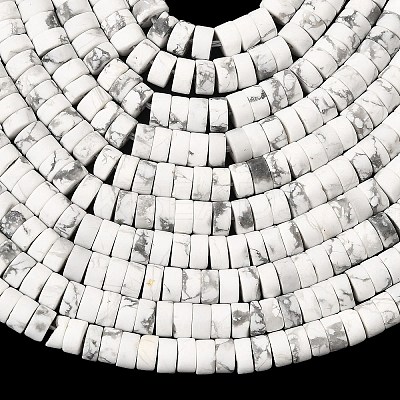Natural Howlite Beads Strands G-Z089-A02-1