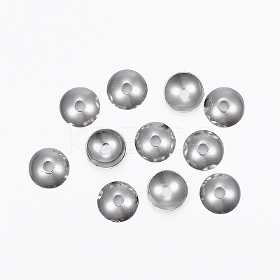 Non-Tarnish 201 Stainless Steel Bead Caps LS-X-STAS-H376-123-1