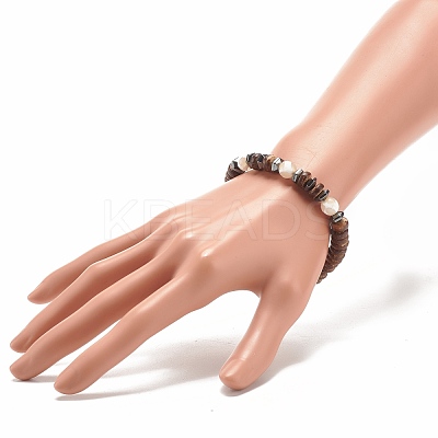 Mala Bead Bracelet BJEW-JB07926-1