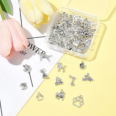 3Sets Tibetan Style Alloy Pendants FIND-FS0004-04-1