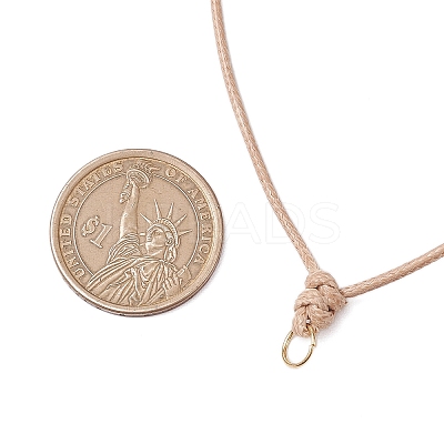Adjustable Korean Waxed Polyester Cord Necklace Making AJEW-JB01310-01-1