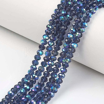 Electroplate Glass Beads Strands LS-EGLA-A044-T2mm-L12-1