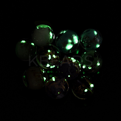 Luminous Handmade Gold Sand Lampwork Beads LAMP-N024-05A-05-1