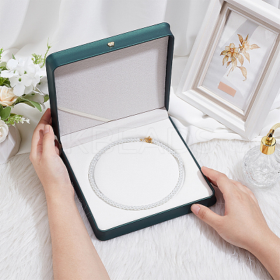 Square PU Leather Single Necklace Boxes AJEW-WH0016-59B-1