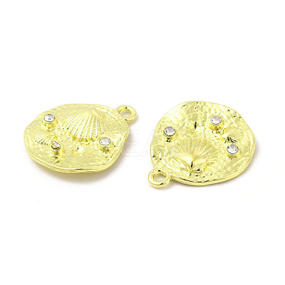 Rack Plating Alloy Crystal Rhinestone Pendants FIND-C018-11LG-1