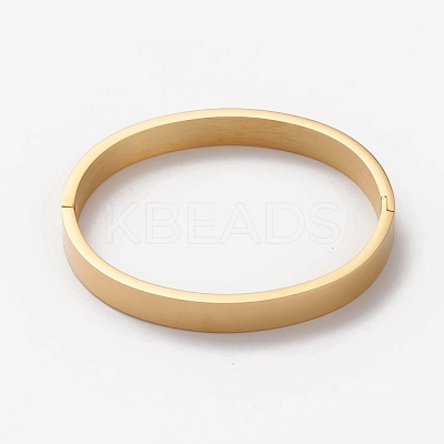 304 Stainless Steel Bangles STAS-I169-03B-G-1