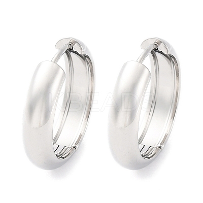 316 Surgical Stainless Steel Hoop Earrings for Women EJEW-G429-01C-P-1