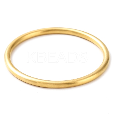 Ion Plating(IP) 304 Stainless Steel Plain Bangles BJEW-G684-03A-G-1