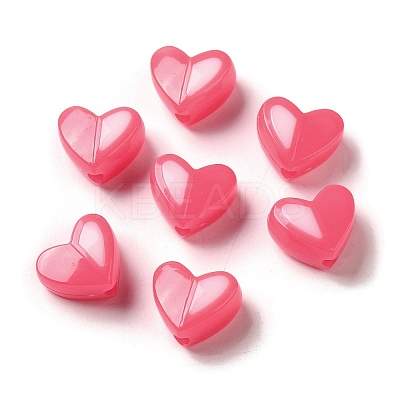 Imitation Jelly Acrylic Opaque Beads SACR-R741-01E-1
