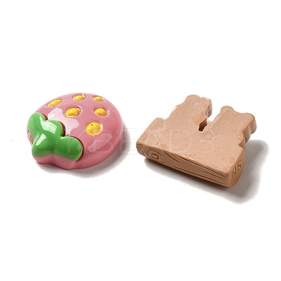 Spring Theme Opaque Resin Decoden Cabochons RESI-E053-03-1