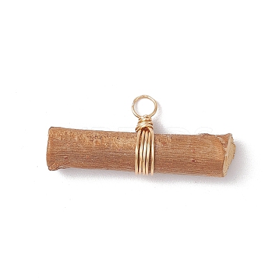 Wooden Sticks Pendant PALLOY-JF03393-02-1