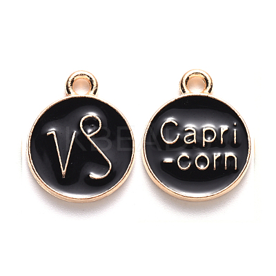 Alloy Enamel Pendants ENAM-SZ0001-28C-E-1