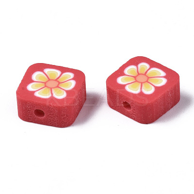 Handmade Polymer Clay Beads CLAY-N008-034D-1