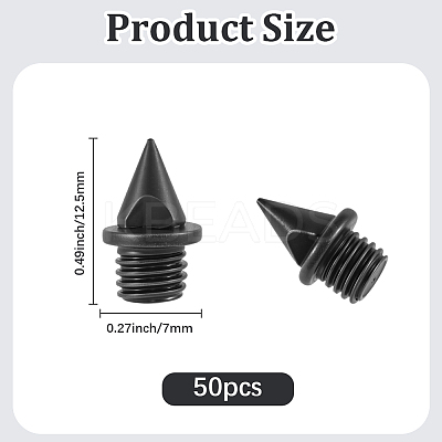 50Pcs Steel Pyramid Spike FIND-GF0008-36EB-1