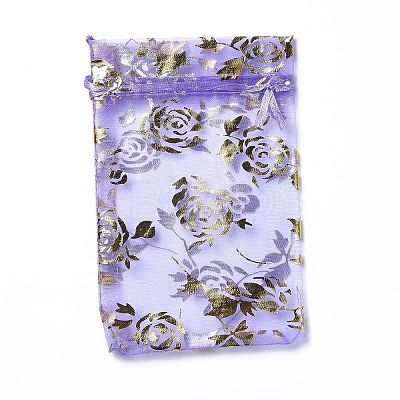 Organza Drawstring Jewelry Pouches OP-I001-C02-1