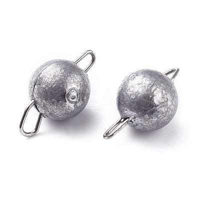 Round Shape Cannonball Fishing Weights Sinkers LS-FIND-WH0052-79P-C-1