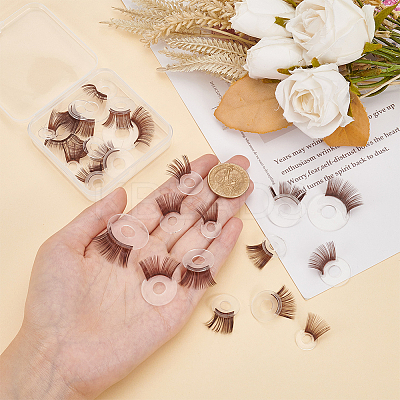 24Pcs 6 Style Acrylic Doll Eyelashes DOLL-PH0001-41B-1