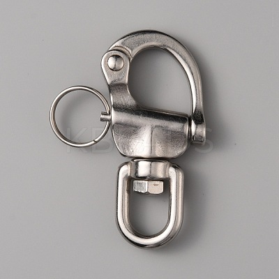 304 Stainless Steel Swivel Clasps STAS-WH0029-43P-1