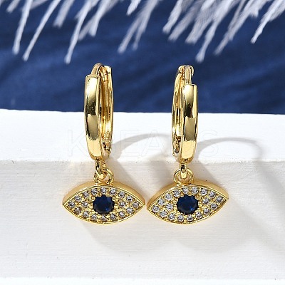 Brass Hoop Earrings EJEW-Z086-12G-1