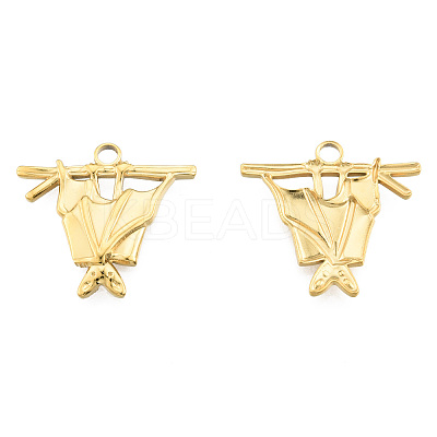 Ion Plating(IP) 201 Stainless Steel Pendants LS-STAS-N098-266LG-1