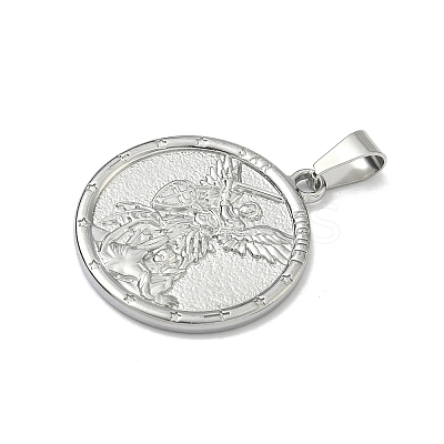 Religion Theme 304 Stainless Steel Pendants STAS-F336-06D-P-1