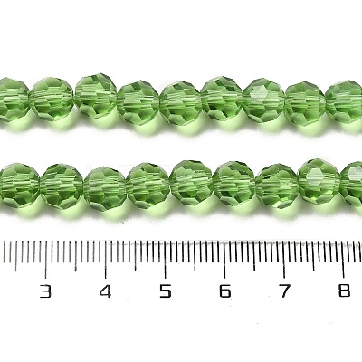 Transparent Glass Beads EGLA-A035-T8mm-D11-1