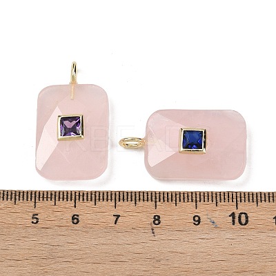 Natural Rose Quartz Pendants LS-G-I391-03G-11-1