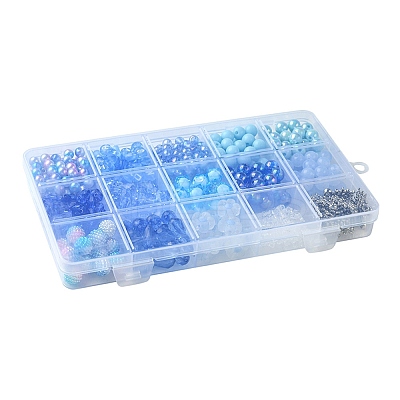 Mixed Styles Transparent Acrylic Beads MACR-FS0001-60-1