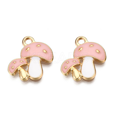 Autumn Theme Alloy Enamel Pendants ENAM-T009-46-RS-1