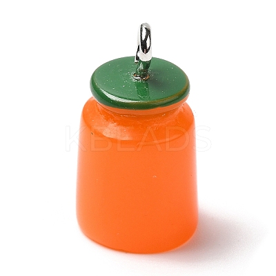 Opaque Resin Imitation Food Pendants RESI-L038-06P-01-1