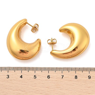304 Stainless Steel Stud Earrings EJEW-Q011-09G-1