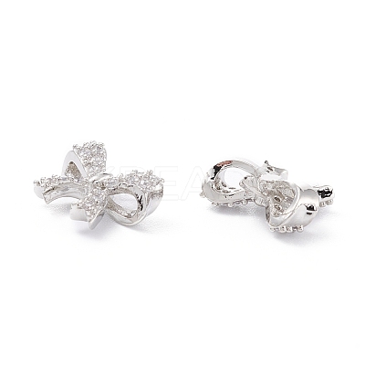 Rack Plating Brass Micro Pave Cubic Zirconia Charms X-ZIRC-C026-02P-1