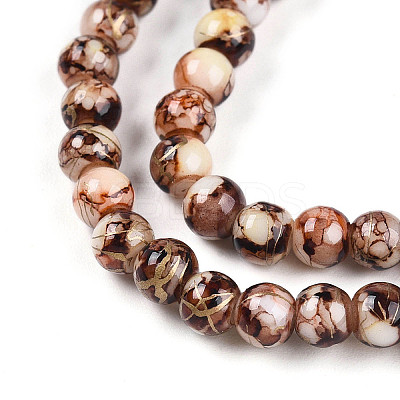 Baking Paint Glass Beads X1-DGLA-N003-4mm-B06-1