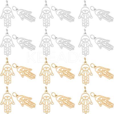 201 Stainless Steel Pendants STAS-UN0019-48-1