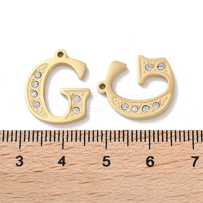 Real 14K Gold Plated 304 Stainless Steel Pendants STAS-L022-157G-G-1