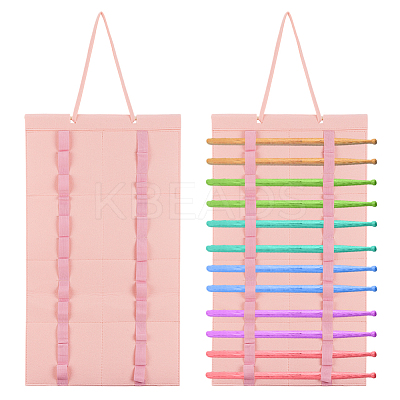 Soft Felt & Wood Wall-Mounted Display Bags ODIS-WH0330-001A-1