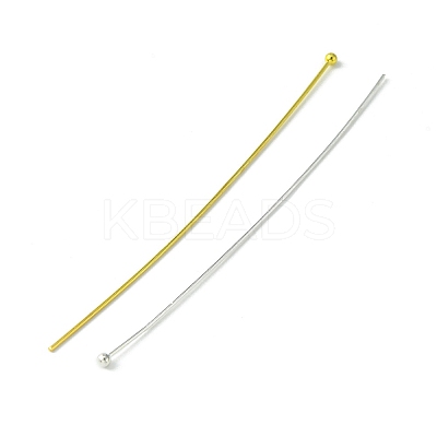 100Pcs 2 Colors Brass Ball Head Pins KK-YW0001-99-1
