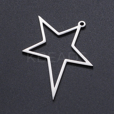 Non-Tarnish 201 Stainless Steel Laser Cut Pendants STAS-S105-T912-1-1
