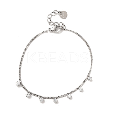 304 Stainless Steel Charm Bracelets LS-BJEW-A047-02P-1