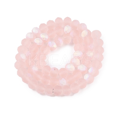 Transparent Glass Beads Strands X-EGLA-A044-T8mm-MB22-1