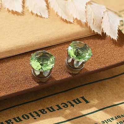 Cubic Zirconia Clip-on Earrings EJEW-L100-01P-05-1