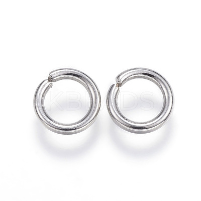 Tarnish Resistant 304 Stainless Steel Open Jump Rings X-STAS-E113-12P-1