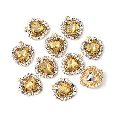 Alloy Crystal Rhinestone Charms ALRI-YW0001-01A-1