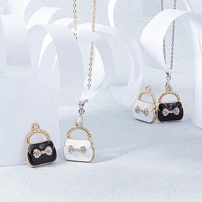 Golden Plated Alloy Pendants ENAM-NB0001-08G-1